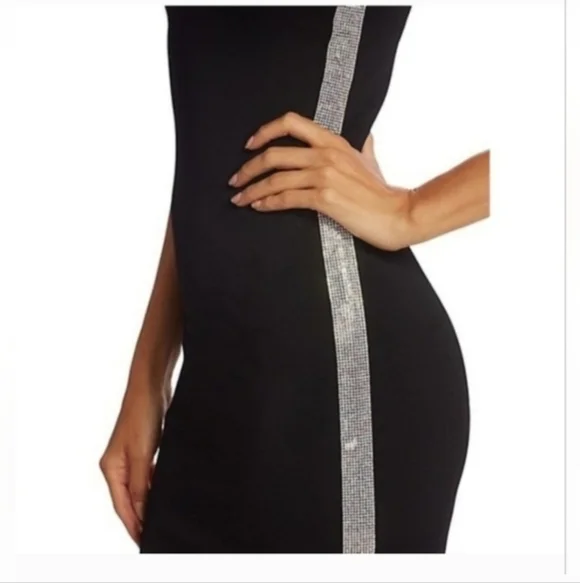 Alice + Olivia Noni Embellished Mini Bodycon Dress size 2 - Picture 5 of 12